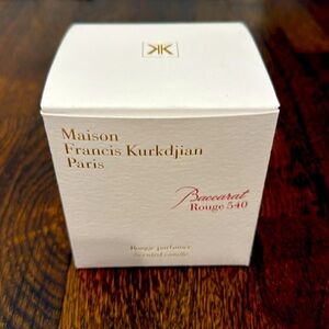 Baccarat candle box. 100% Authentic